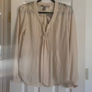 Beige/ off- white blouse